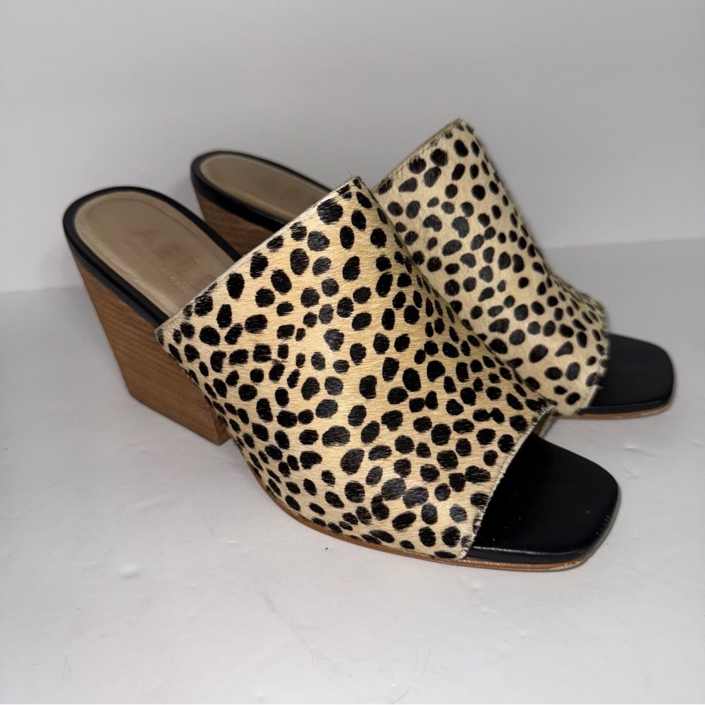 Able Cheetah Roja Heels Women’s Size 7.5 Open Toe